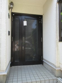 カバー工法 LIXILリシェントで玄関ドアのお取替え カバー工法 LIXILリシェントで玄関ドアのお取替え